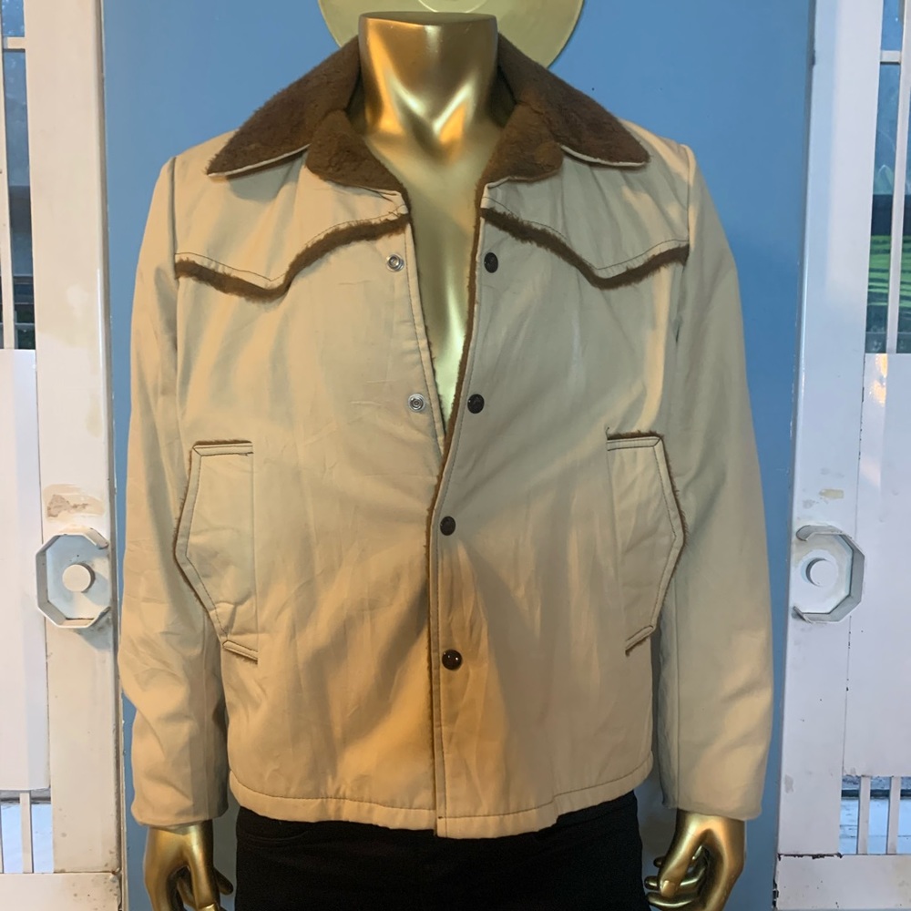 Vintage Beige and Brown Vintage Cowboy inspired